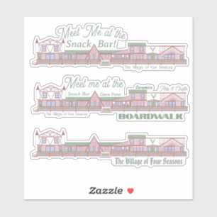 Meet Me at the VOFS Boardwalk Sticker