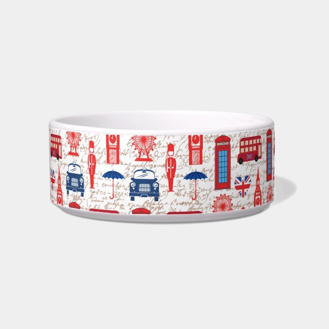 Meet Me in London Pet Bowl (Right)