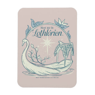 Meet me in LOTHLORIEN™ - Swan Boat Magnet