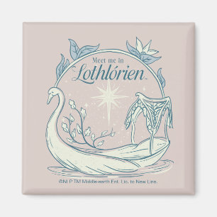 Meet me in LOTHLORIEN™ - Swan Boat Magnet