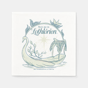 Meet me in LOTHLORIEN™ - Swan Boat Napkin