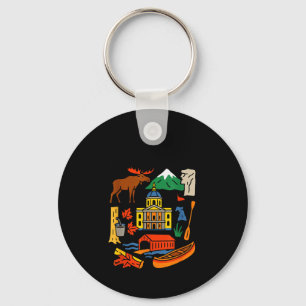 Meet Me In New Hampshire - Cute Us State Travel Re Key Ring