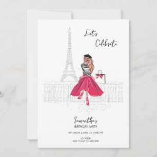 Meet Me in Paris – Birthday Party Invitation