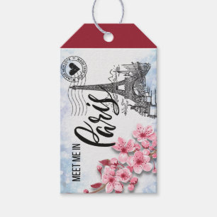Meet Me in Paris Gift Tags