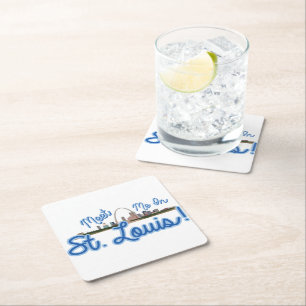 Meet Me In St. Louis! Square Paper Coaster