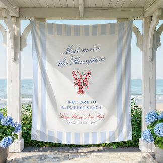 Meet Me in The Hamptons Bachelorette Tapestry