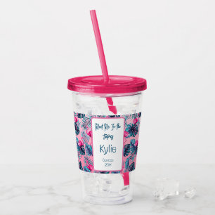 Meet Me In the Tropics Birthday Acrylic Tumbler