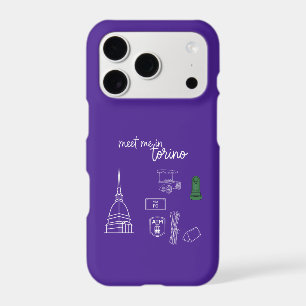 Meet Me in Torino - Turin Icons Doodle Art