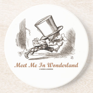 Meet Me In Wonderland (Mad Hatter Running) Coaster
