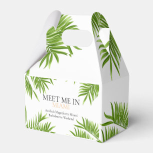 Meet Me Miami Bachelorette Party Vacation  Favour Box