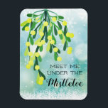 Meet Me Under the Mistletoe Country Christmas Magnet<br><div class="desc">Our Meet Me Under the Mistletoe Country Christmas Magnet is a perfect Christmas gift for your sweetheart, or a great resale item! Save on top of today's sale price with Zazzle Black's free shipping. Visa, MasterCard, PayPal and American Express accepted, and international shipping from the United States for most items...</div>