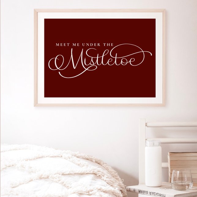 Meet Me Under the Mistletoe Holiday Poster (Creator Uploaded)