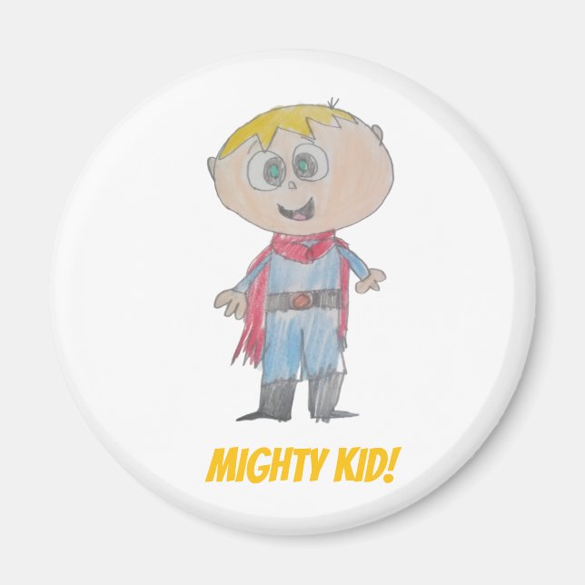 Meet Mighty Kid! Magnet (Front)