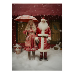 Meet Mr and Mrs Santa Claus Poster