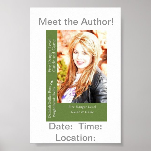Meet the Author! Poster (Front)