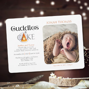 Meet The Baby: Cuddles & Cake Invitation