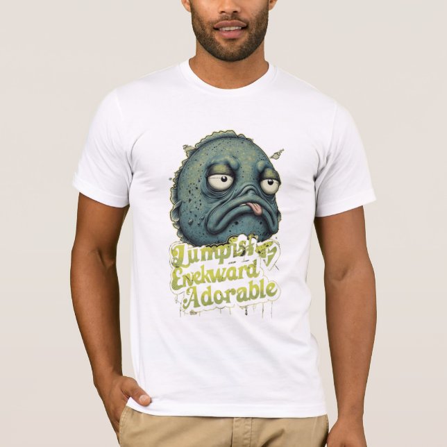 Meet the Grumpy Lumpfish – Favourite Sea Creature T-Shirt (Front)