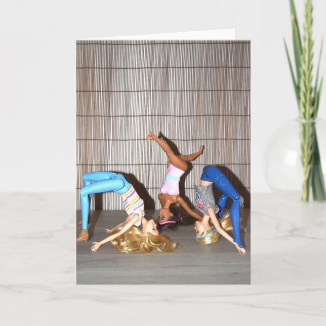 Meet the Gym Girls. Card (Front)