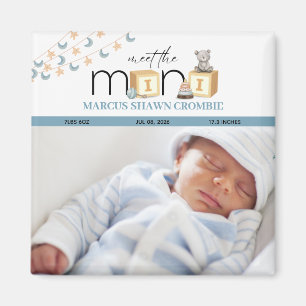 Meet The Mini Blue Baby Magnet