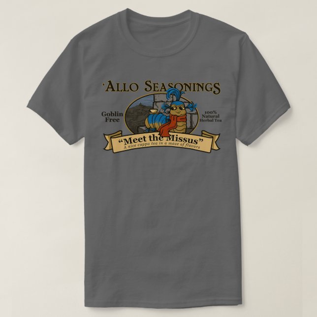 Meet the Missus Tea T-Shirt (Design Front)