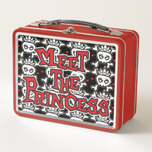 Meet The Princess logo Metal Lunch Box