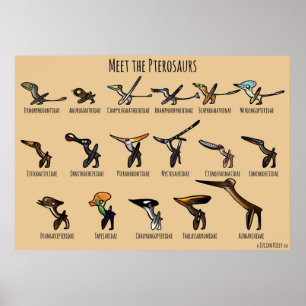Meet the Pterosaurs Poster