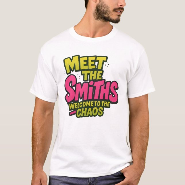 Meet The Smiths Mens T-shirt (Front)