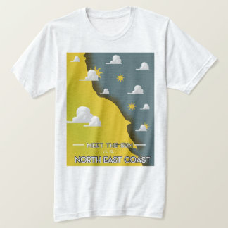 Meet The Sun, on the North East Coast T-Shirt