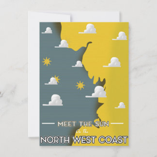 Meet The Sun, on the North West Coast Invitation
