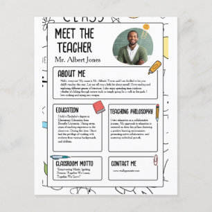Meet The Teacher Modern Back to School Flyer