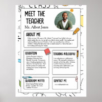 Meet The Teacher Modern Back to School Flyer