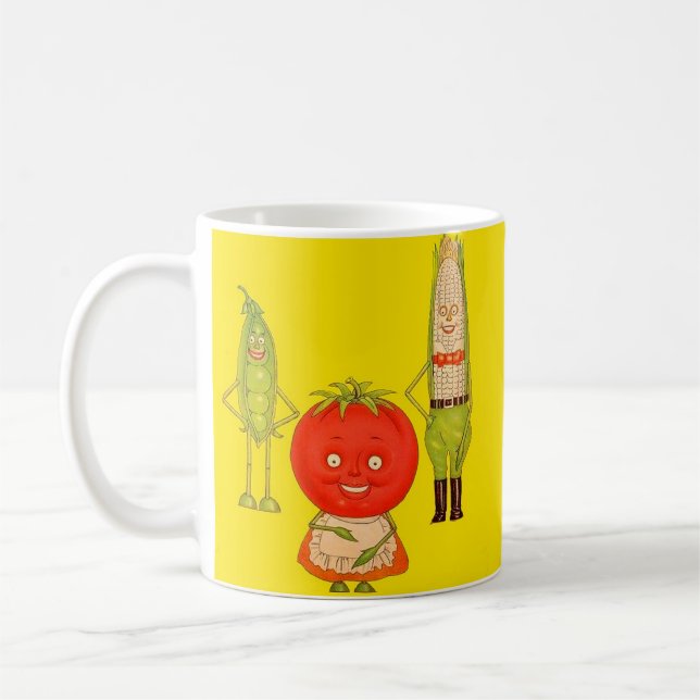 Meet the Vegetables Coffee Mug (Left)