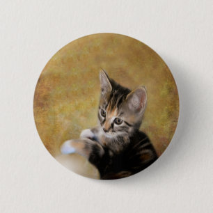 Meet Tiger 6 Cm Round Badge