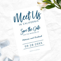 Meet Us In Destination Wedding Save The Date