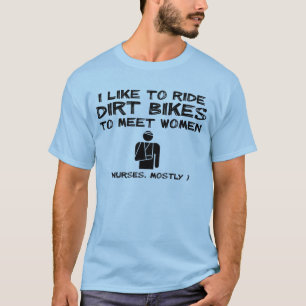 Meet Women Dirt Bike Motocross Funny Shirt Humour