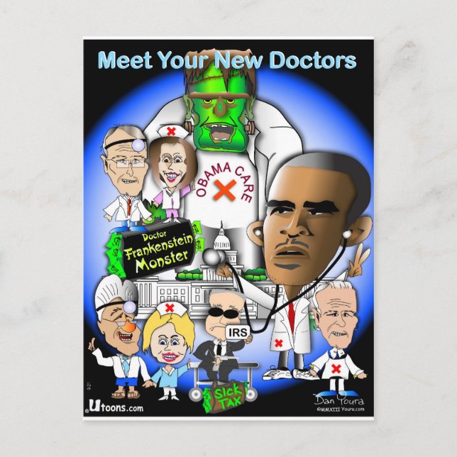 Meet Your New Doctors Postcard (Front)