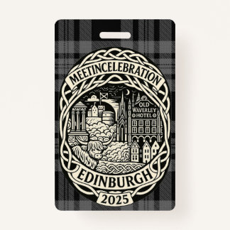 MEETinCelebration Edinburgh ID Badge