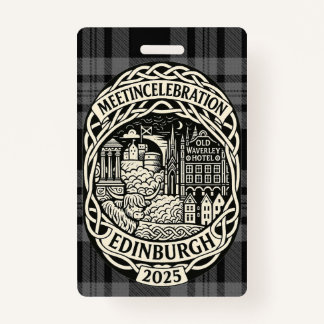 MEETinCelebration Edinburgh - Night-Time Tag ID Badge