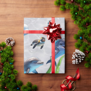 Meeting at the Dolphinarium Wrapping Paper Rolls