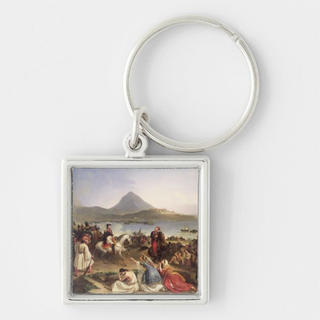 Meeting Between General Nicolas Joseph Maison Key Ring (Front)