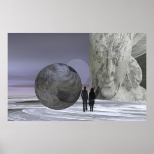 Meeting Buddha Poster