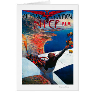 Meeting D' Aviation in Nice, France Poster