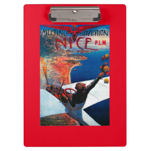 Meeting D' Aviation in Nice, France Poster Clipboard