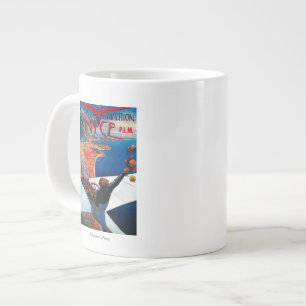 Meeting D' Aviation in Nice, France Poster Large Coffee Mug