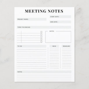 Meeting notes
