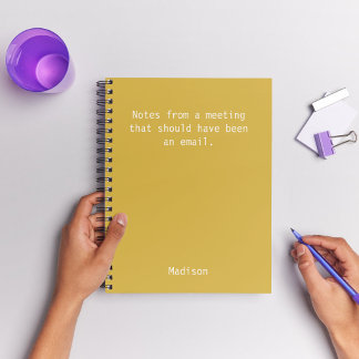 Meeting Notes Notebook