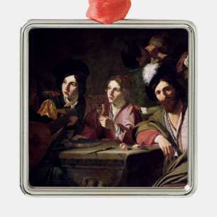 Meeting of Drinkers Metal Tree Decoration