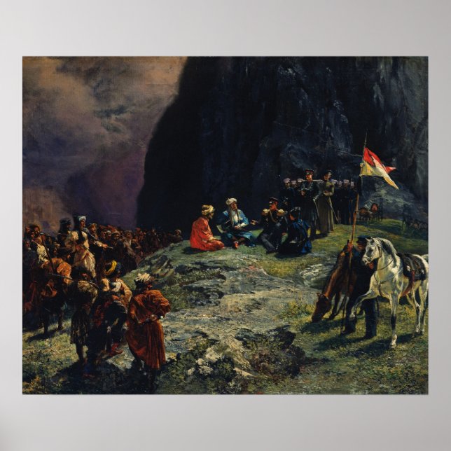 Meeting of Gen.Kluke von Klugenau & Imam Poster (Front)