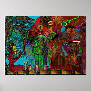 Meeting of Interdimensional Masters Poster