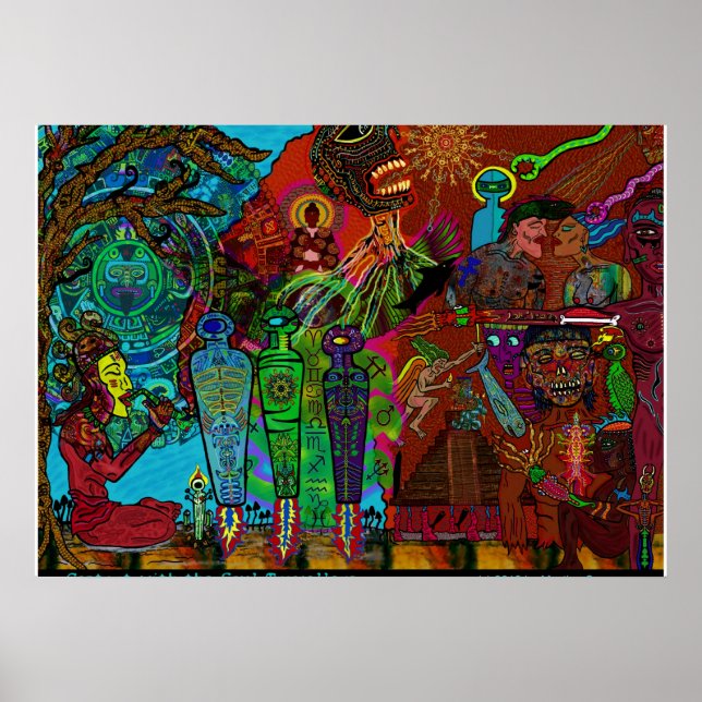 Meeting of Interdimensional Masters Poster (Front)